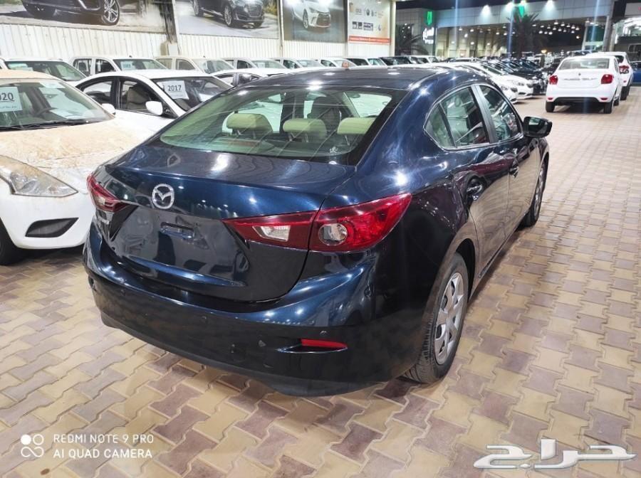 مازدا 3 سيدان موديل 2018 ازرق خليجي ستاندر