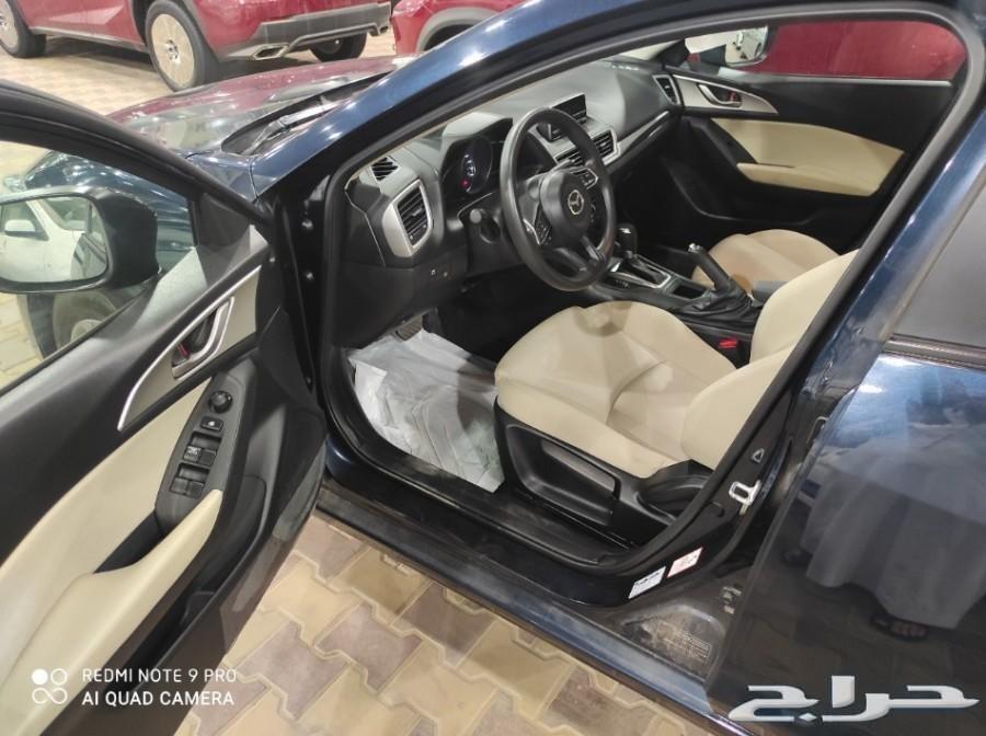 مازدا 3 سيدان موديل 2018 ازرق خليجي ستاندر