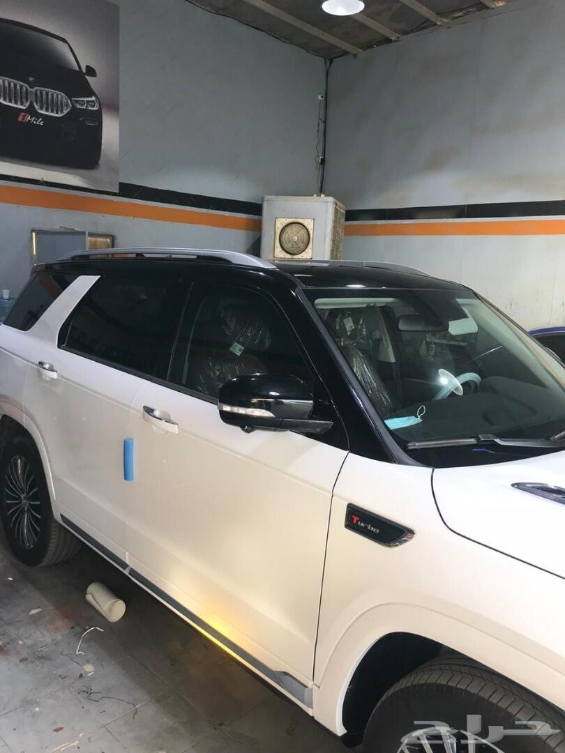 تجليد سقف واكتاف الشانجان باللون الاسود